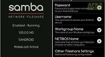 Samba filesharing for android