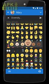 textra emoji - twitter style