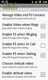 video full screen caller id tr