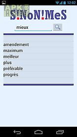 synonyms in french