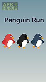 penguin run, cartoon