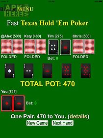 fast texas hold em poker banet