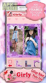 girly collage maker photo grid