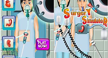 Surgery simulator game